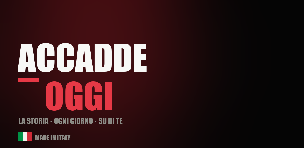 Accadde Oggi - eventi storici di questa data